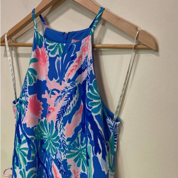 Lilly Pulitzer Pearl Jumper Dress 00 Tropical Vacation beach - Picture 8 of 12